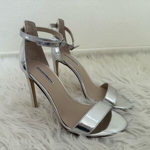 Windsor Smith Silver Suki Heels